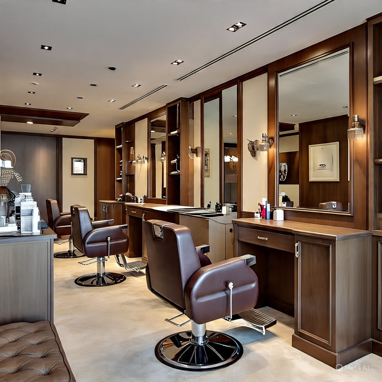 Dual-Branch Gents Salon For Sale