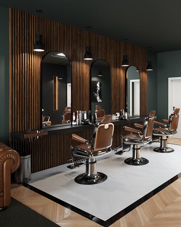 Gents Salon with Moroccan Bath For Sale