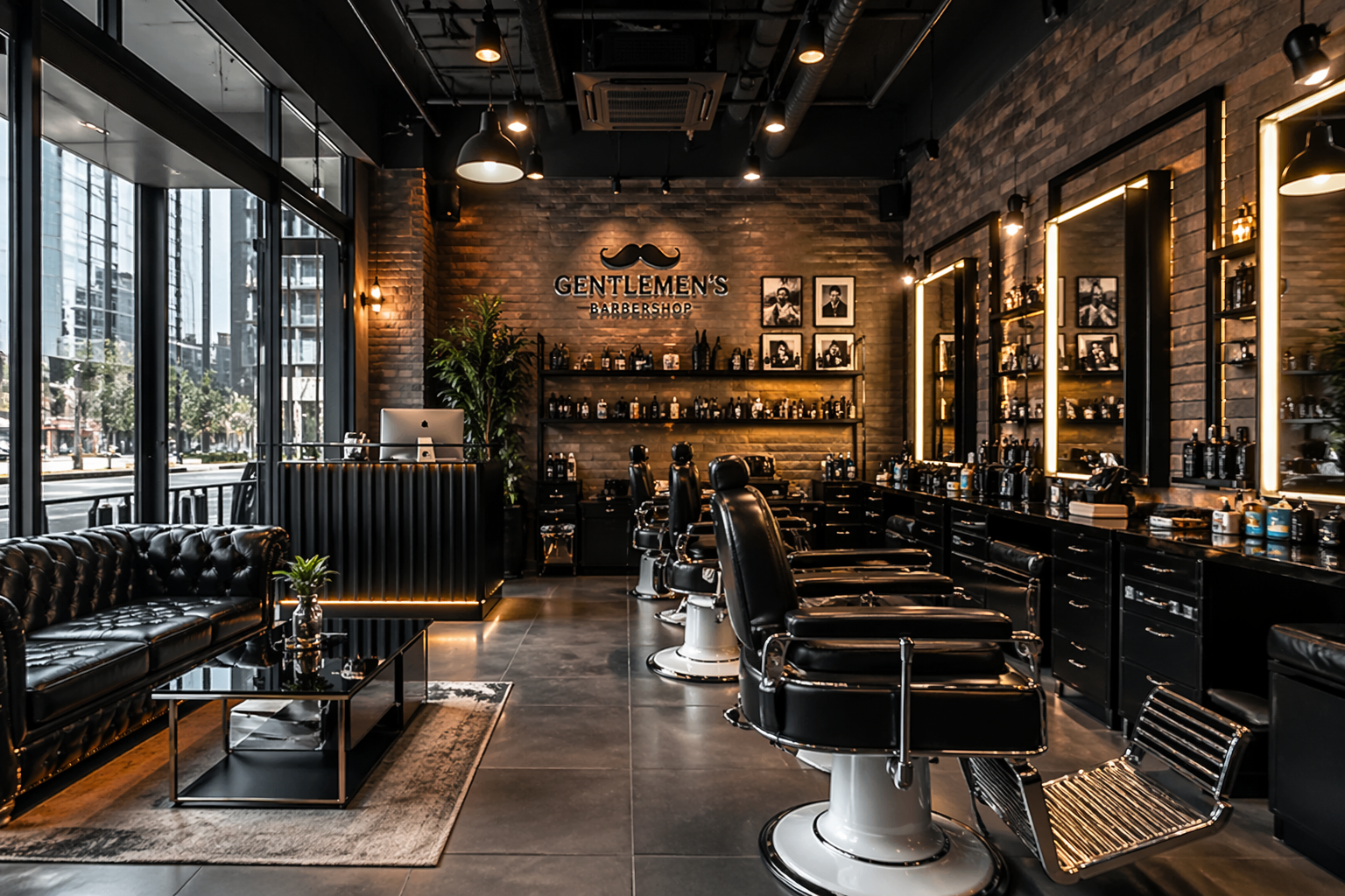Premium 8-Year Established Gents Salon Al Barsha 1 For Sale